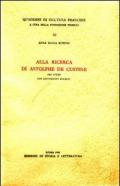 Alla ricerca di Astolphe de Custine. Sei studi con documenti inediti