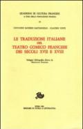 Le traduzioni italiane del teatro comico francese del secolo XVII e XVIII