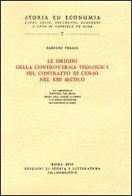 Le origini della controversia teologica sul contratto di censo nel XIII secolo