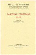 Carteggi paretiani (1892-1923)