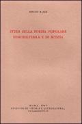 Studi sulla poesia popolare d'Inghilterra e di Scozia