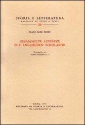 Gesammelte Aufsatze zur englischen Scholastik