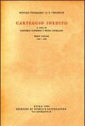 Carteggio inedito. Vol. 1: 1825-1834.