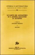 Le carte del monastero di S. Andrea maggiore di Ravenna. 1.896-1000