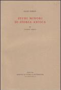 Studi minori di storia antica. Vol. 2: Storia greca.