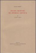Studi minori di storia antica. Vol. 2: Storia greca.