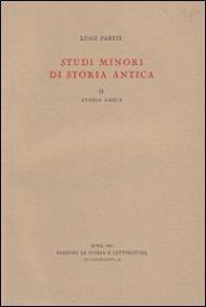 Studi minori di storia antica. Vol. 2: Storia greca.