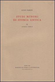 Studi minori di storia antica. Vol. 2: Storia greca.