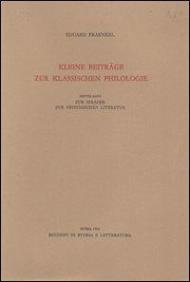 Kleine Beiträge zur Klassischen Philologie