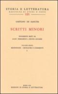 Scritti minori. 6: Recensioni-Cronache e commenti