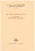 Studi di poesia latina in onore di Antonio Traglia