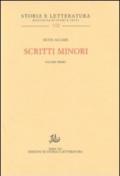 Scritti minori vol. 1-3