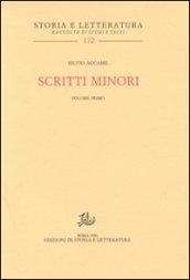 Scritti minori vol. 1-3