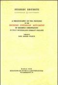 Bibliography of the pioneers of the socinian-unitarian movement in modern christianity