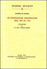 Le nunziature apostoliche dal 1800 al 1956