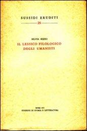 Il lessico filologico degli umanisti