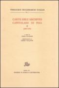Carte dell'Archivio capitolare di Pisa. 2.1051-1075