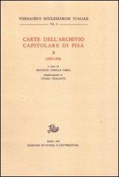 Carte dell'Archivio capitolare di Pisa. 3.1076-1100