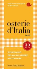 Osterie d'Italia 2020. Sussidiario del mangiarbere all'italiana