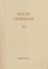 Studi verdiani (2012-2013). Ediz. multilingue vol.23