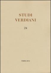 Studi verdiani. Ediz. italiana e inglese. 24.