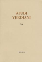 Studi verdiani: 26