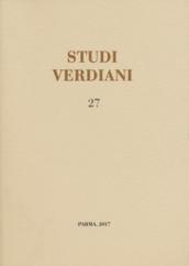 STUDI VERDIANI. VOL. 27
