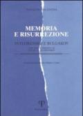 Memoria e risurrezione in Florenskij e Bulgakov