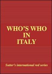 Who's who in Italy 2008. Gold edition