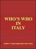 Who's who in Italy 2009 edition