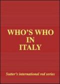 Who's who in Italy 2009