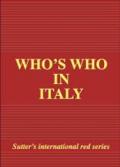 Who's who in Italy 2010 edition