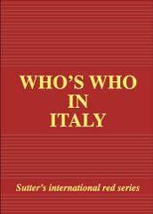 Who's who in Italy 2010 edition