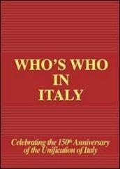 Who's who in Italy 2011 edition