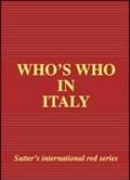 Who's who in Italy 2012 edition