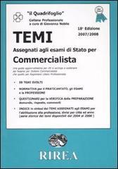 Temi assegnati agli esami per commercialista