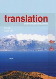 Translation. A transdisciplinary journal (2017). Vol. 7: Space.