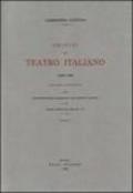 Origini del teatro italiano. Con due appendici sulla rappresentazione drammatica del contado toscano e sul teatro mantovano nel sec. XVI