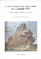 Introduzione alli cinque ordini dell'architettura. Trattato anonimo della fine del Seicento