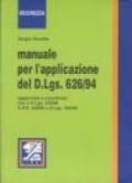 Manuale per l'applicazione del DL 626/94