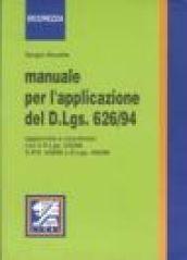 Manuale per l'applicazione del DL 626/94