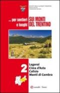 ... Per sentieri e luoghi sui monti del Trentino. 2.Logorai-Cima d'Asta, Calisio e Monti di Cembra