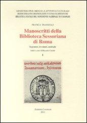 Manoscritti della Biblioteca Sessoriana di Roma. Segnature, inventari, cataloghi