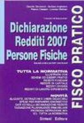 Dichiarazione redditi 2007. Persone fisiche