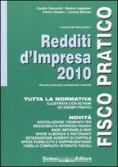 Redditi d'impresa 2010