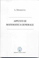 Appunti di matematica generale