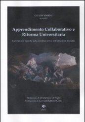 apprendimento collaborativo e riforma universitaria. Esperienze e ricerche sulla didattica attiva nell'istruzione terziaria