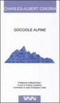 Gocciole alpine. Testo a fronte