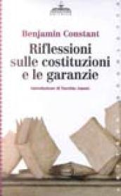 Riflessioni sulle costituzioni e le garanzie