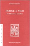 Parole e vino. Da Manzoni a Scotellaro